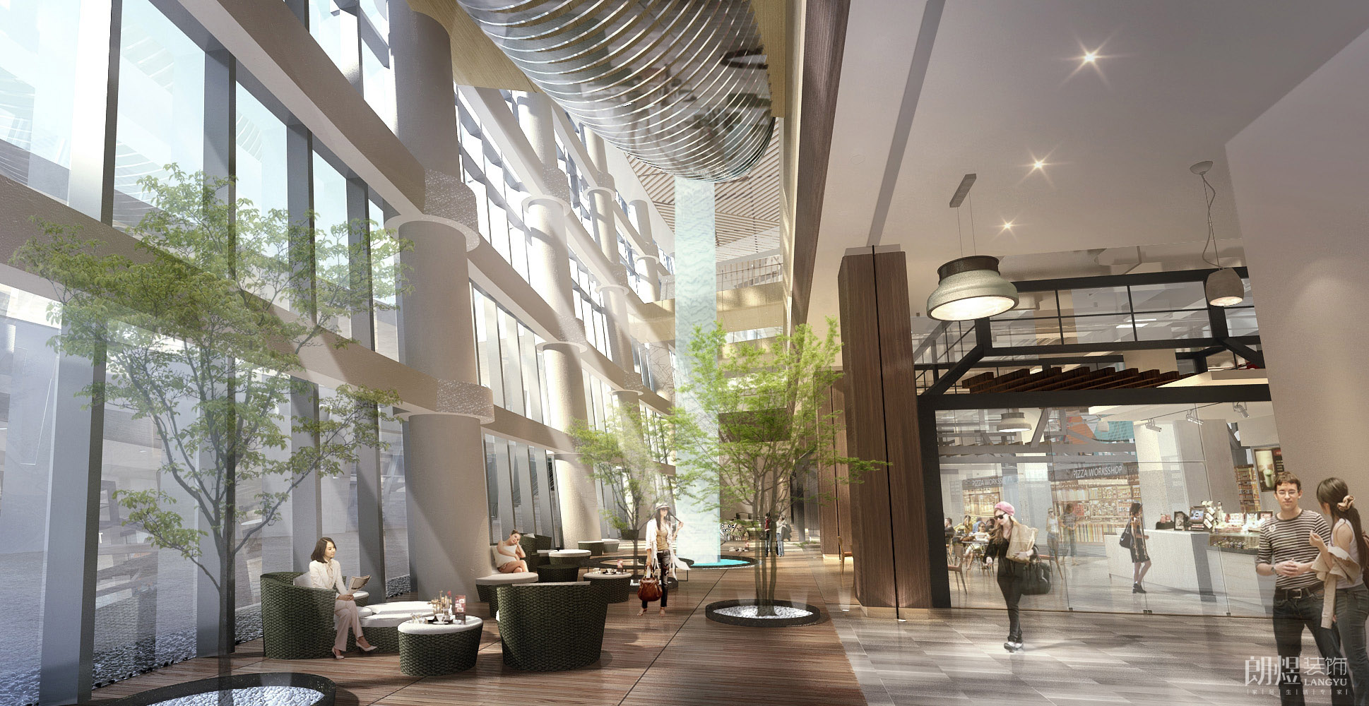 超大型商場裝修概念設(shè)計(jì)效果圖